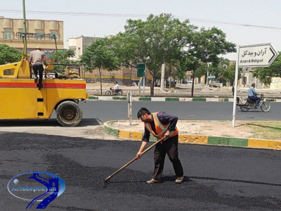 آسفالت ریزی در آسفالت کاری