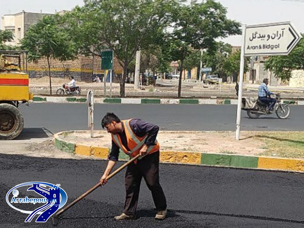 آسفالت ریزی در آسفالت کاری
